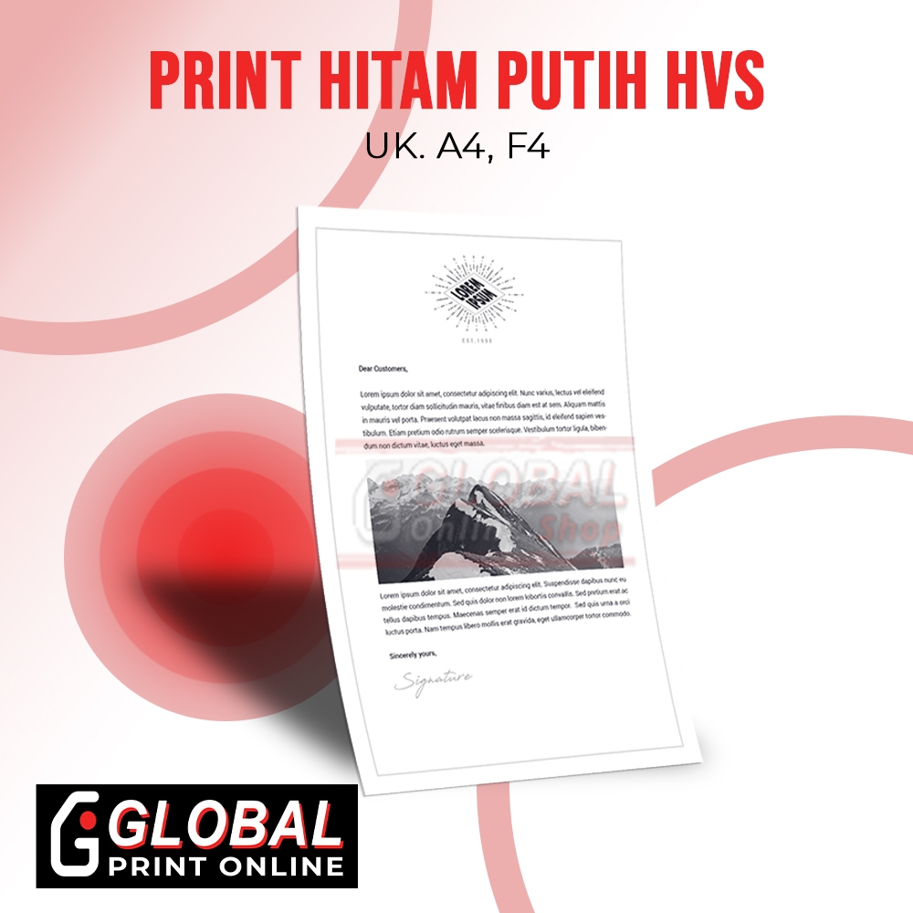 

Global Print Shop Online - Print Hitam Putih Bahan HVS A4