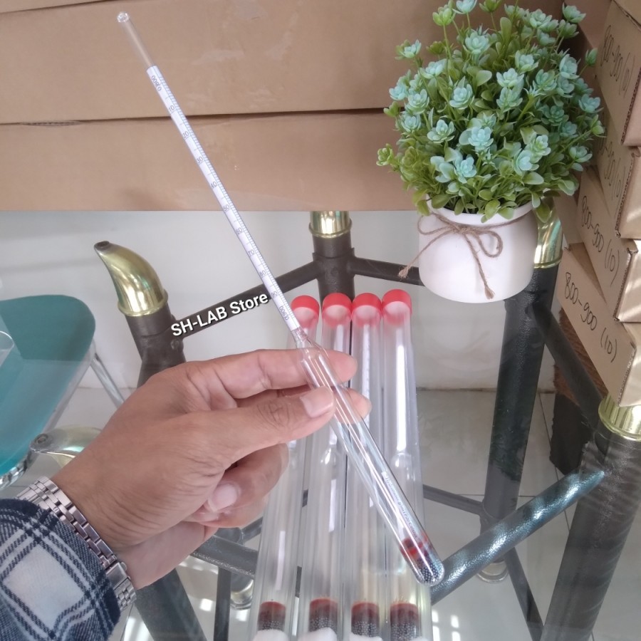 Hydrometer Solar 0.800 - 0.900 Hydrometer Test Density Solar