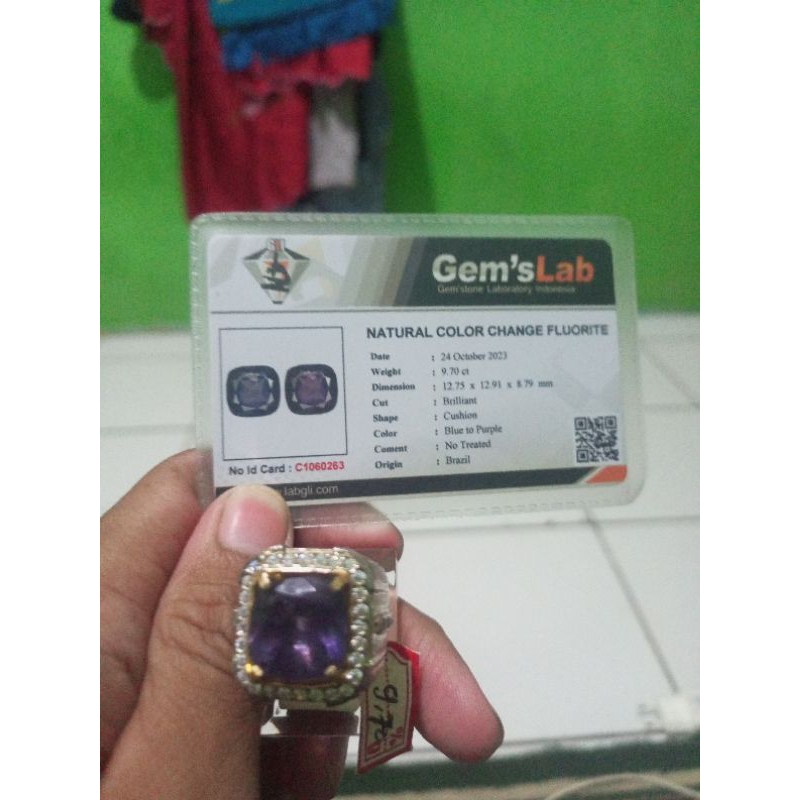 Natural Color Change Fluorite(CCF)