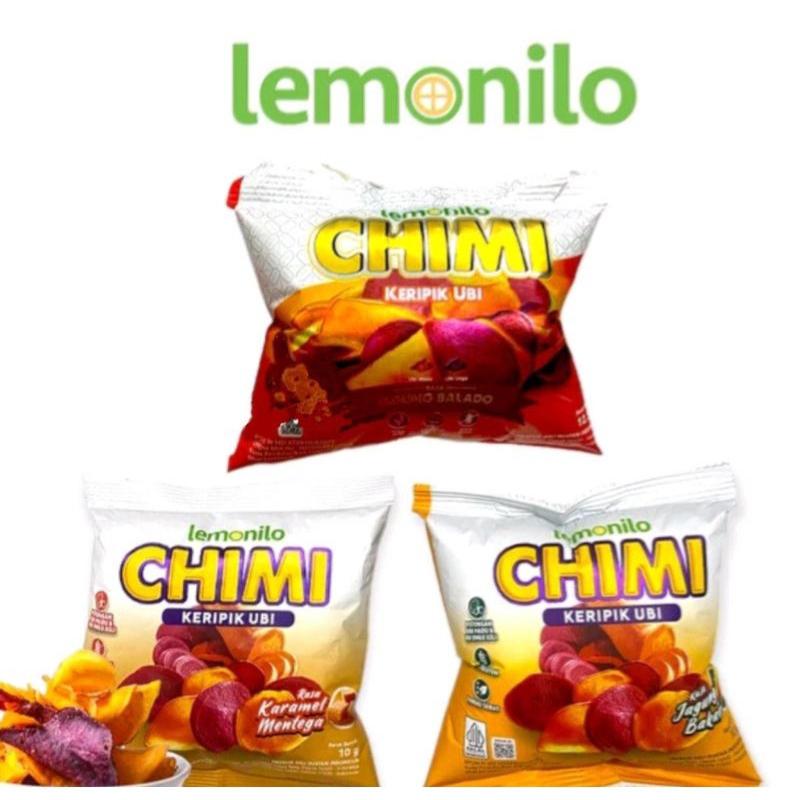 

Lemonilo CHIMI Keripik Ubi Sweet Mini Renceng 12.5gr (10pcs) RASA JAGUNG BALADO & JAGUNG BAKAR & KaRAMEL MENTEGA Potato Chips Snack Cemilan Diet Sehat Cemilan Sehat Snack Sehat Kripik Ubi Sehat Ubi Madu & Ubi Ungu No MSG