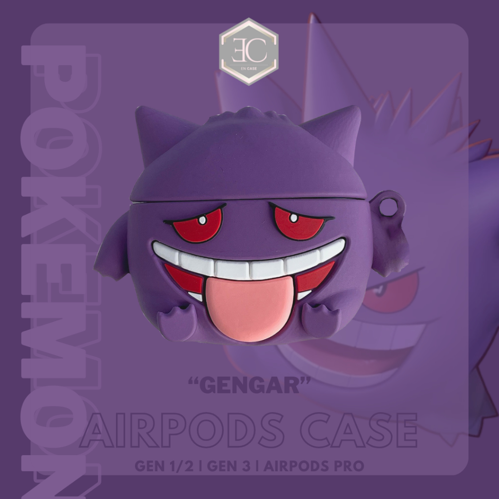 Case Airpods 1 2 3 Pro Pokemon Gengar Casing Kartun Pokemon Keren Lucu