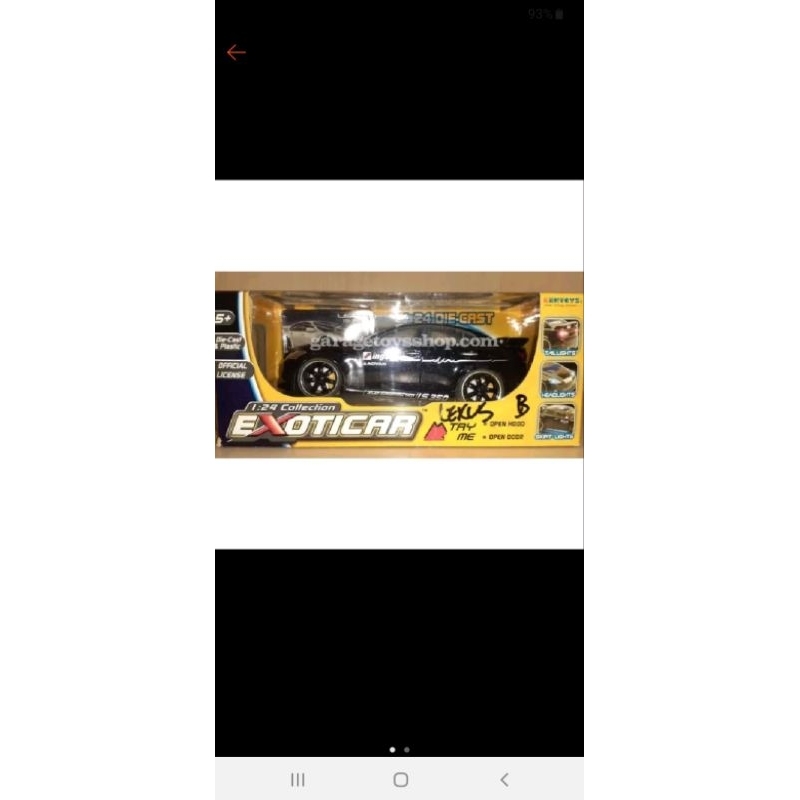 Kentoys 1:24 Diecast Lexus IS300 MODIF