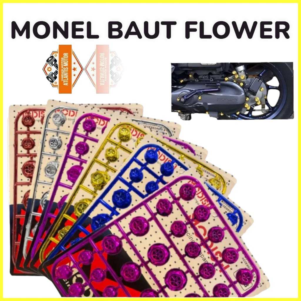 Monel Baut Monel Tutup Baut Cover Baut Probolt Cover Body Untuk Ke semua Motor