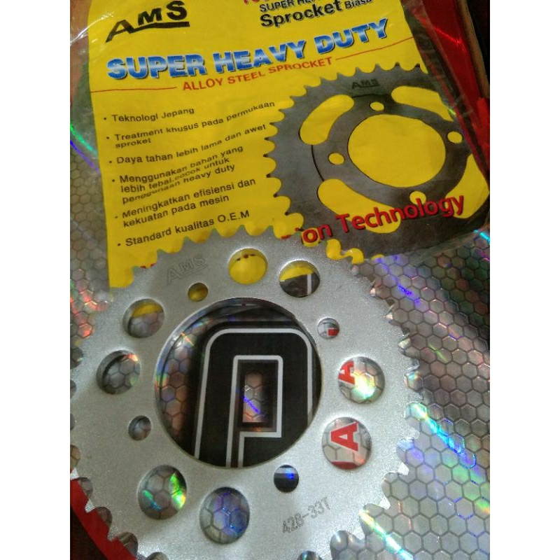 Gir gear copy SSS tebal 428 RX king 33-40 Heavy Duty