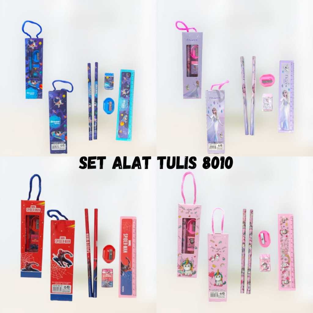 

8010 Paket alat Tulis / Souvenir Ulang Tahun ATK Set Anak karakter