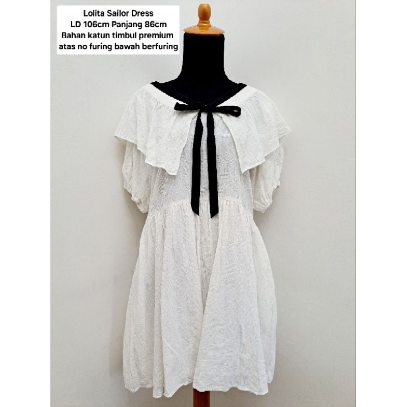 Kawaii Lolita Black n White Dress