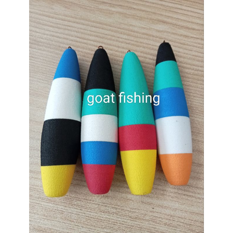 PELAMPUNG BUSA PANCING WARNA (10PCS)