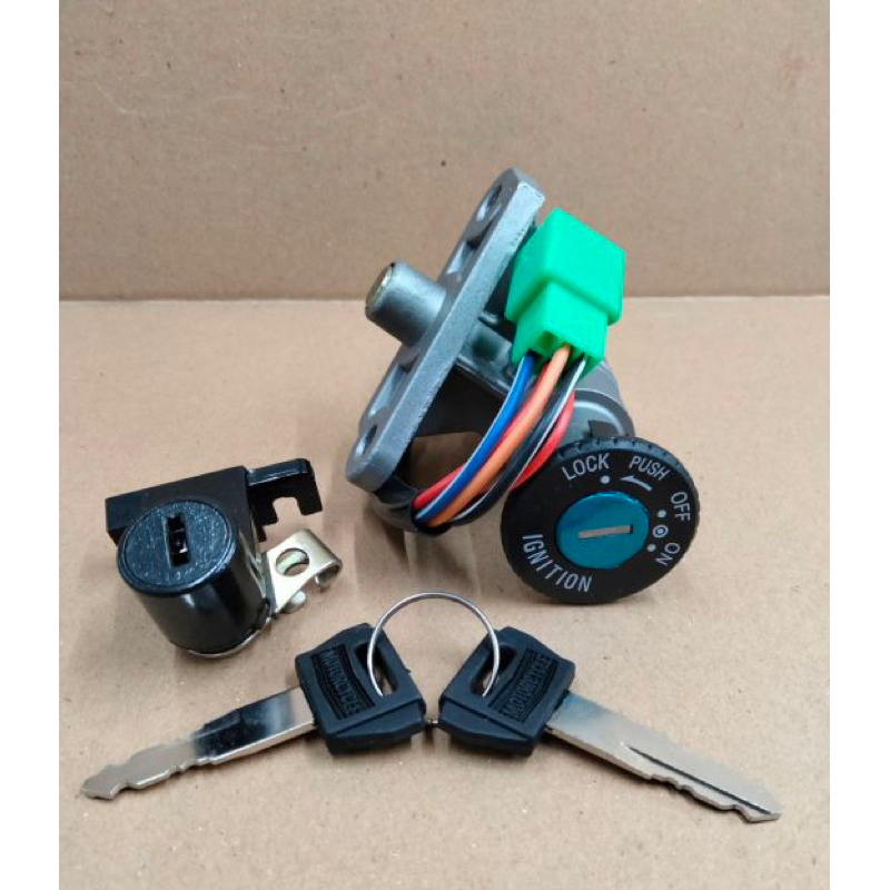 KUNCI KONTAK PLUS KUNCI JOK BELAKANG TORNADO CRYSTAL GS GX SHOGUN 110 OLD