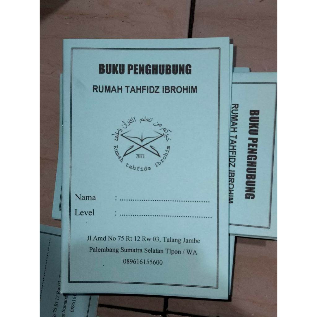 

BUKU PENGHUBUNG TAHFIDZ ISI 20 Pcs