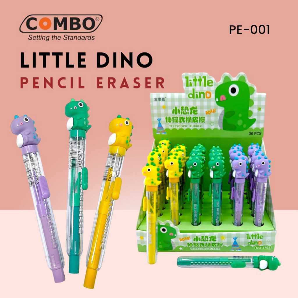 

Pencil Eraser Pen / Penghapus Pensil Mekanik / Penghapus Dorong / Sliding Eraser / Hapusan Pensil Lucu