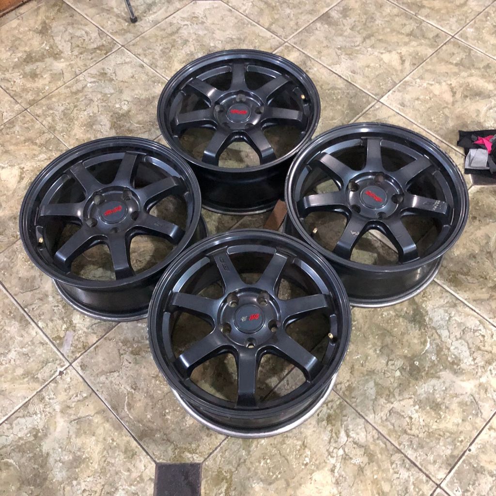 VELG MOBIL BEKAS SEKEN TE37 RING 16 LEBAR 7 PCD 5X114 ET40