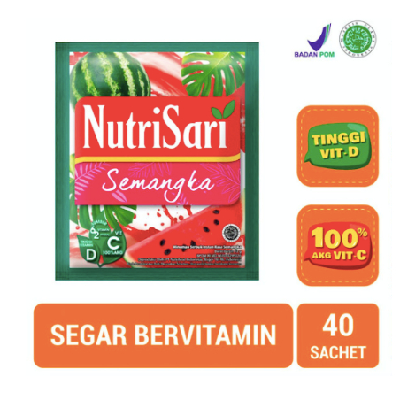 

NutriSari Aneka Rasa 11gr x 10Pcs (1 Renceng) Nutri Sari - SEMANGKA