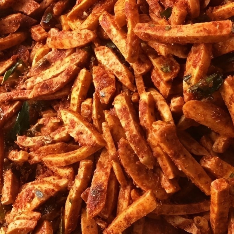

Basreng Pedas Daun Jeruk / Basreng Stik Daun Jeruk / Ukuran 500gr