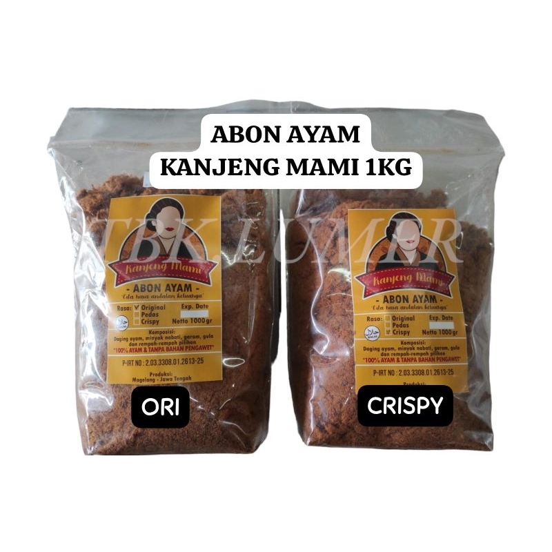 

ABON AYAM KANJENG MAMI 1KG/ORIGINAL DAN CRISPY