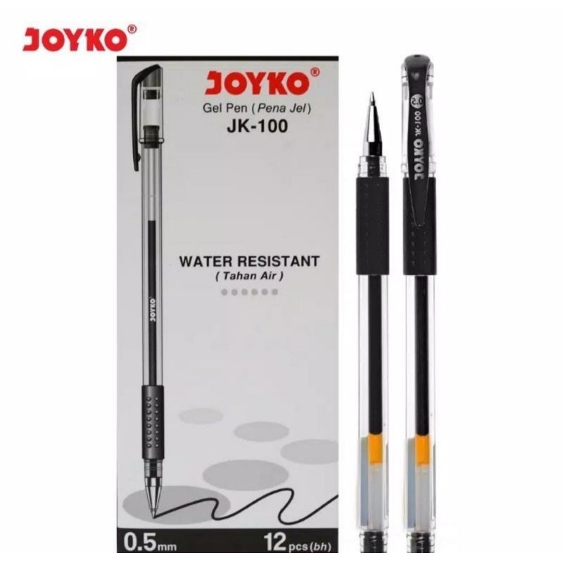 

Joyko Bolpen Gel Hitam King Jk-100 (12 pcs )