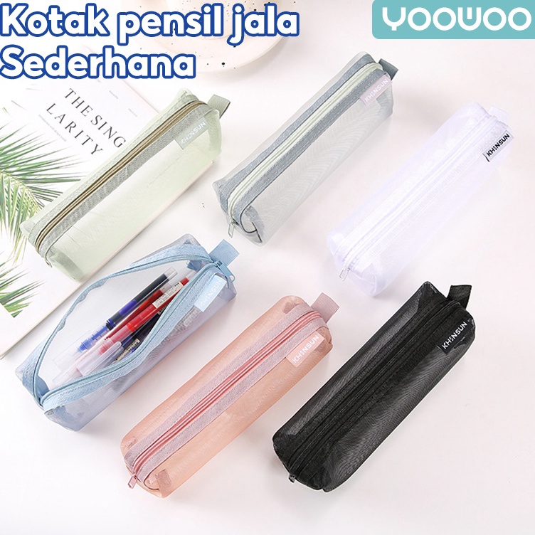 

Serba Murah GBLY YooWoo Kotak pensil tempat pensil tempat pensil nilon tempat pensil dapat di cuci tempat pensil simple Z91 Model Terkini