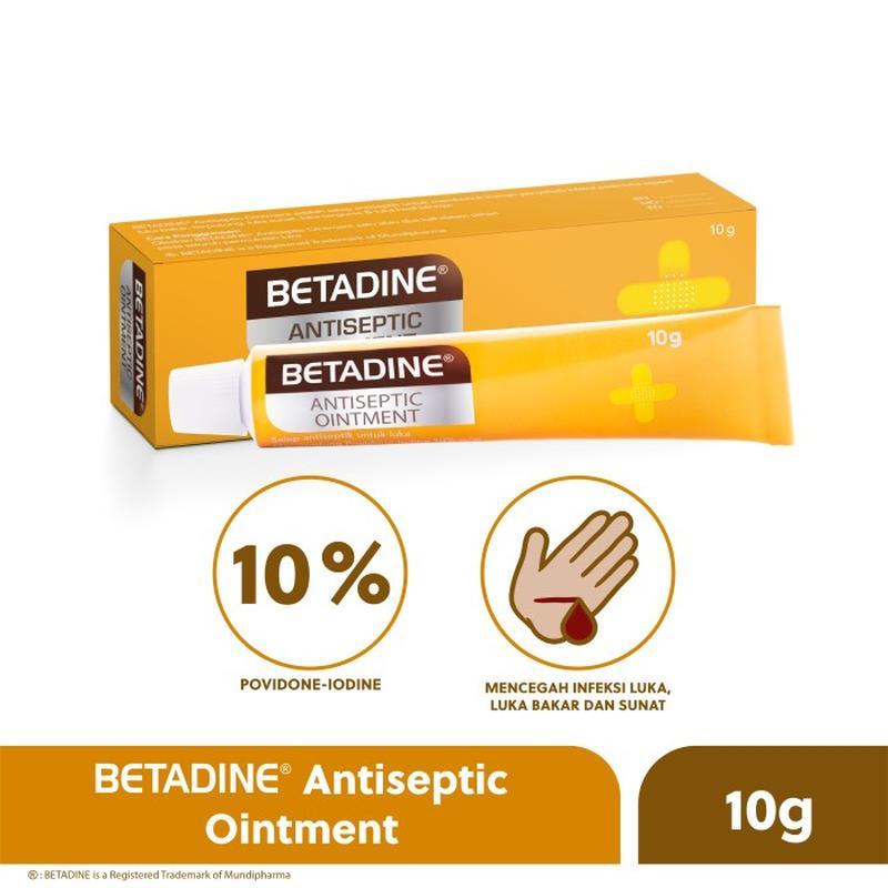 BETADINE 10% SALEP 10 GR POVIDONE IODINE SALEP LUKA INFEKSI KULIT