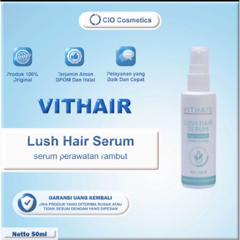 Vithair Lush Hair Serum Membantu Melembutkan Dan Melembabkan Rambut