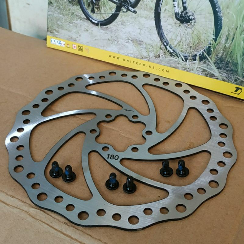 disc brake rotor 180mm sepeda mtb