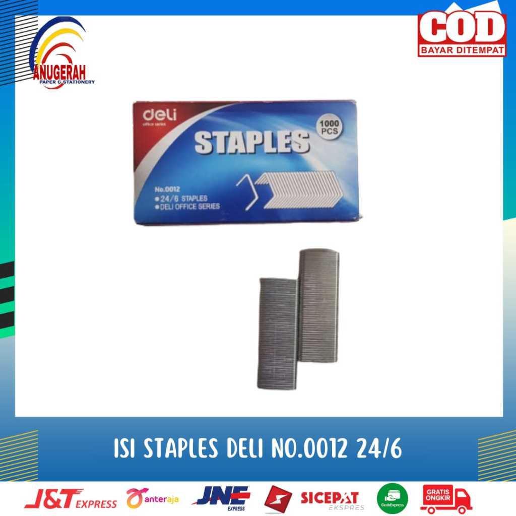 

ISI STAPLES DELI NO.0012 24/6 NO. 3 (PCS)