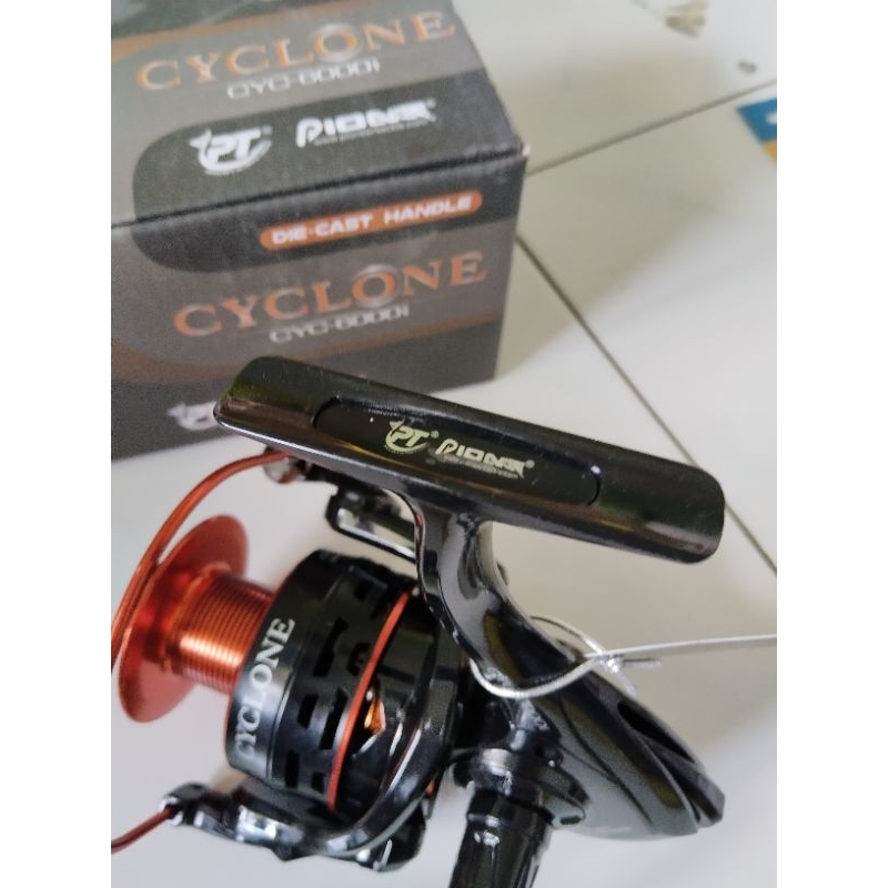 REEL PANCING PIONEER CYCLONE 6000i ORIGINAL PIONEER || reel pancing laut ukuran besar