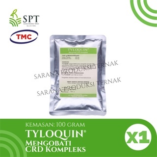 TYLOQUIN® 100 GRAM OBAT AYAM CRD KOMPLEKS SNOT NGOROK CHOLERA