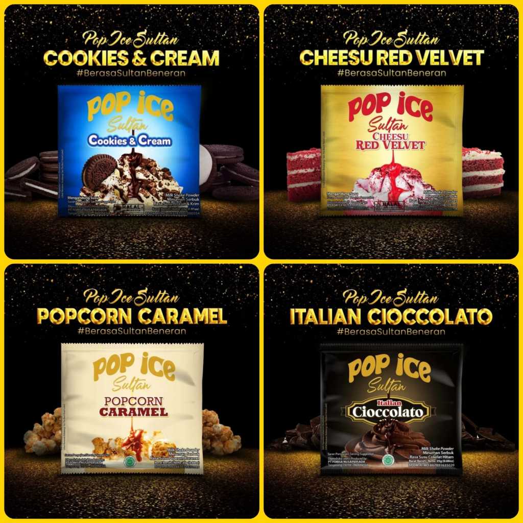 

POP ICE SULTAN ALL VARIANT 1 Renceng isi 10 pcs