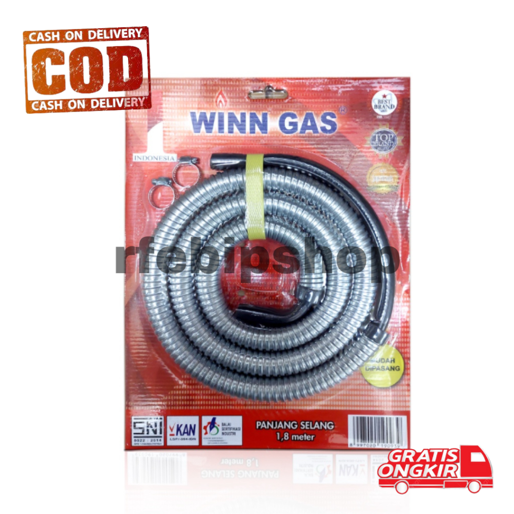 [COD] Selang flexibel Winn gas / selang LPG Winn gas