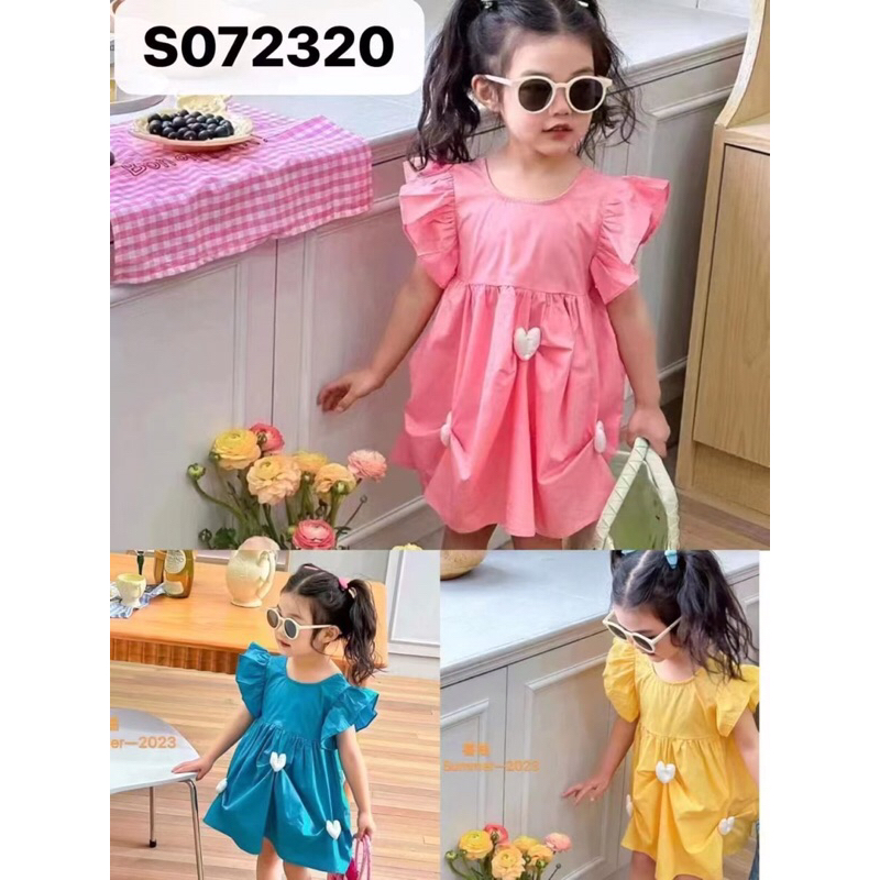 dress lovely anak perempuan santai and jalan-jalan pantai