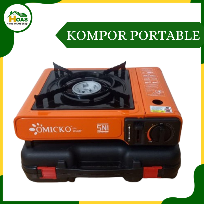 Hoas Official Shop  Kompor Gas Portable 2 In 1/ Kompor Portable / Tungku Gas