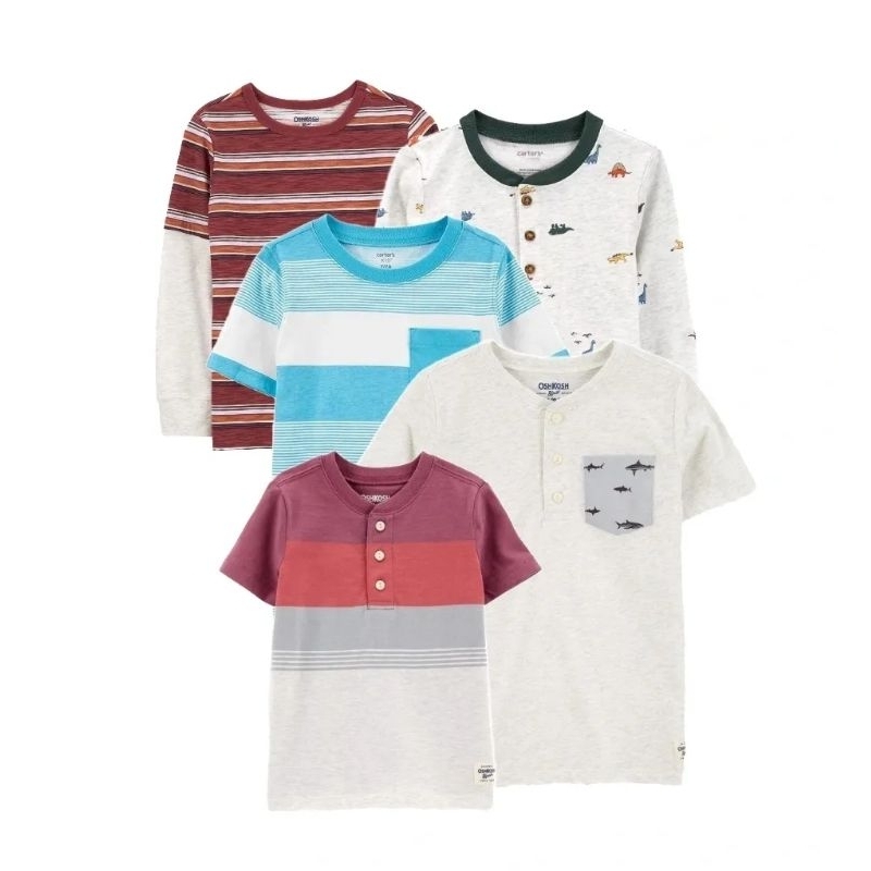 Baju Kaos atasan anak laki-laki oshkosh b'gosh /Atasan kaos anak laki-laki oshkosh b'gosh