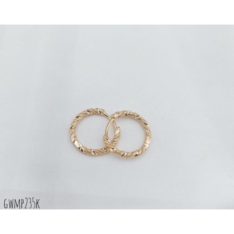 Anting Gipsy Chrome Emas 24k