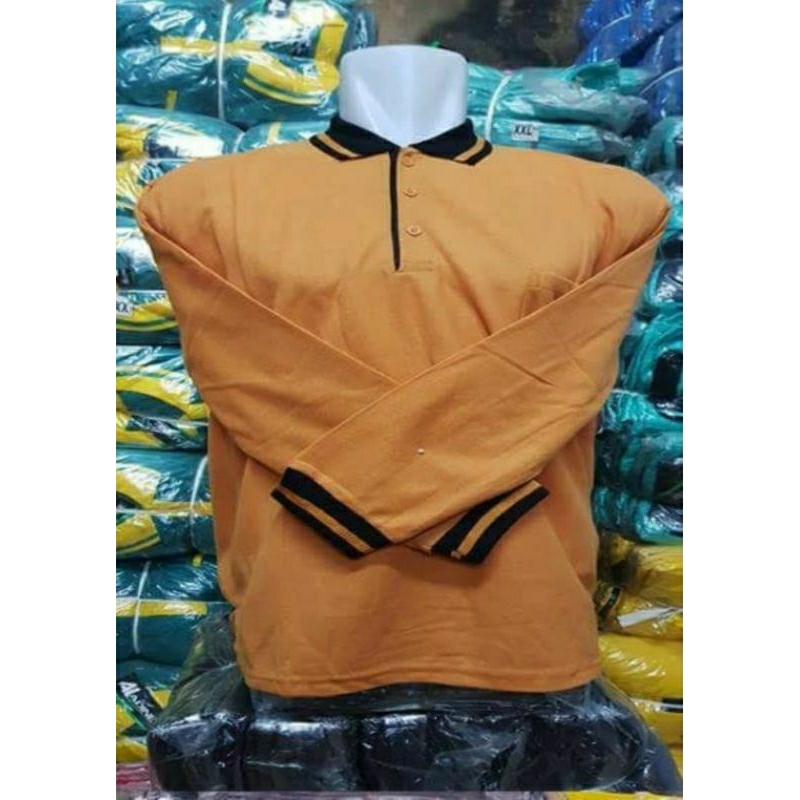 KAOS LAKOS KUNING KUNYIT LENGAN PANJANG