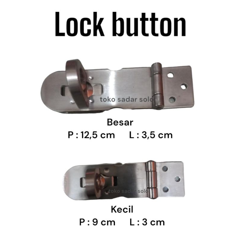 lock botton overval genbok tebal