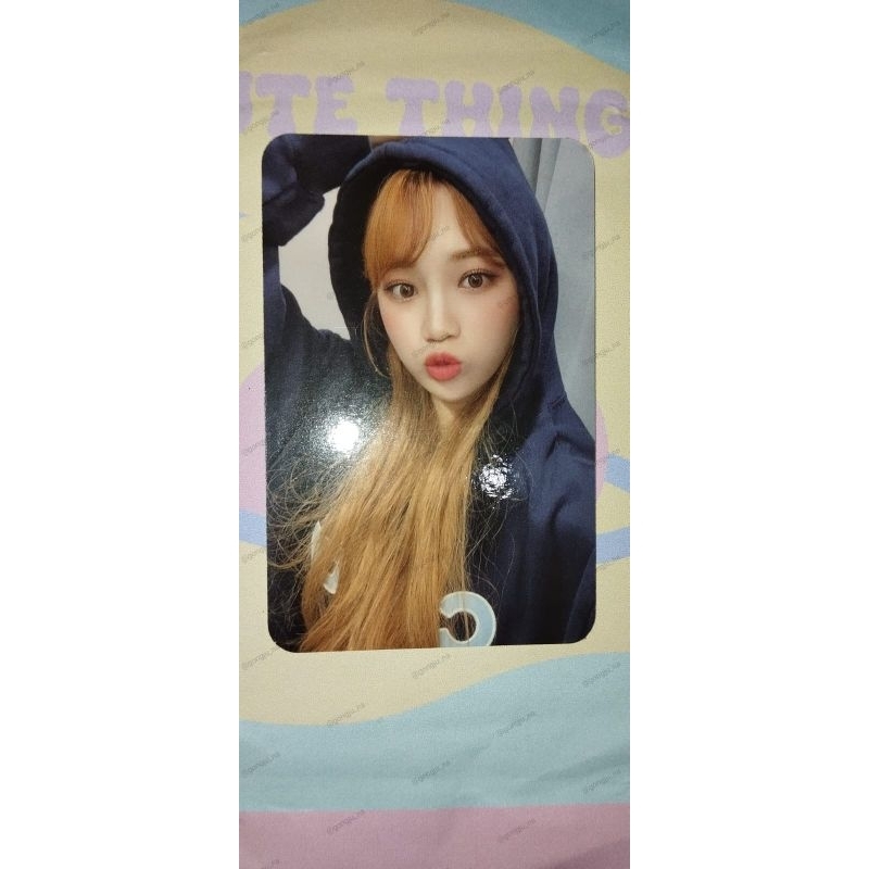 wts photocard official pc chaewon hoodie izone iz*one oneiric diary ver diary