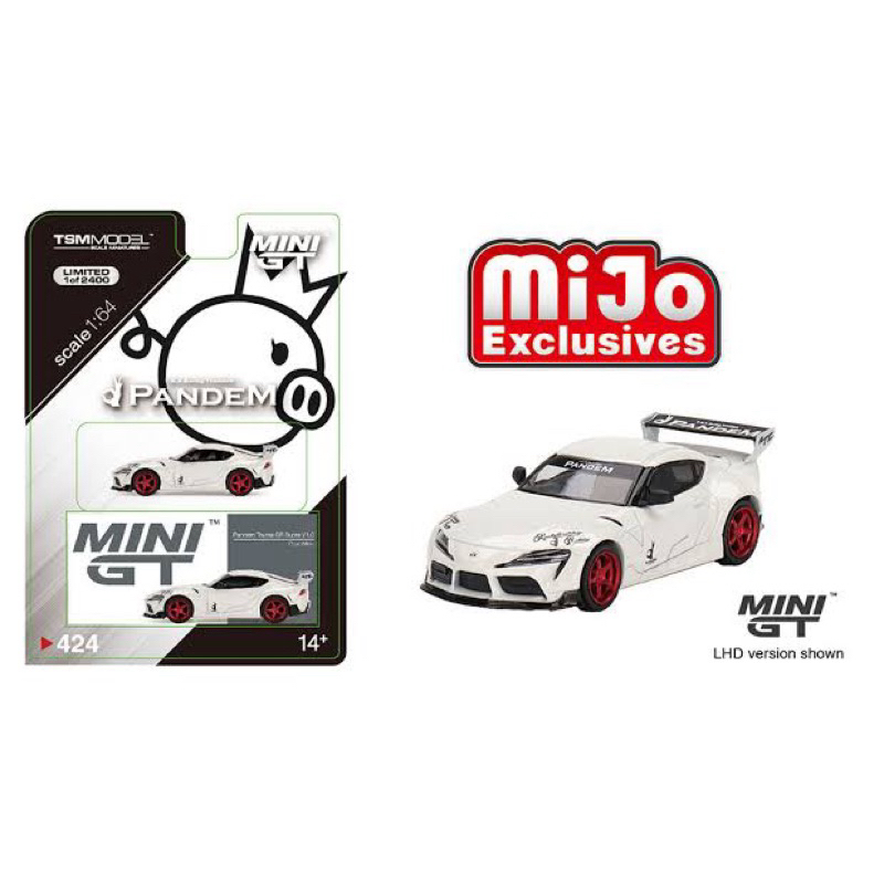 Mini GT Toyota GR Supra A90 Pandem LBWK HKS MIJO EXCLUSIVE