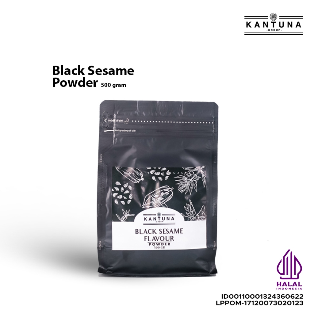 

Kantuna Black Sesame Powder - Powder Rasa Black Sesame 500 gram