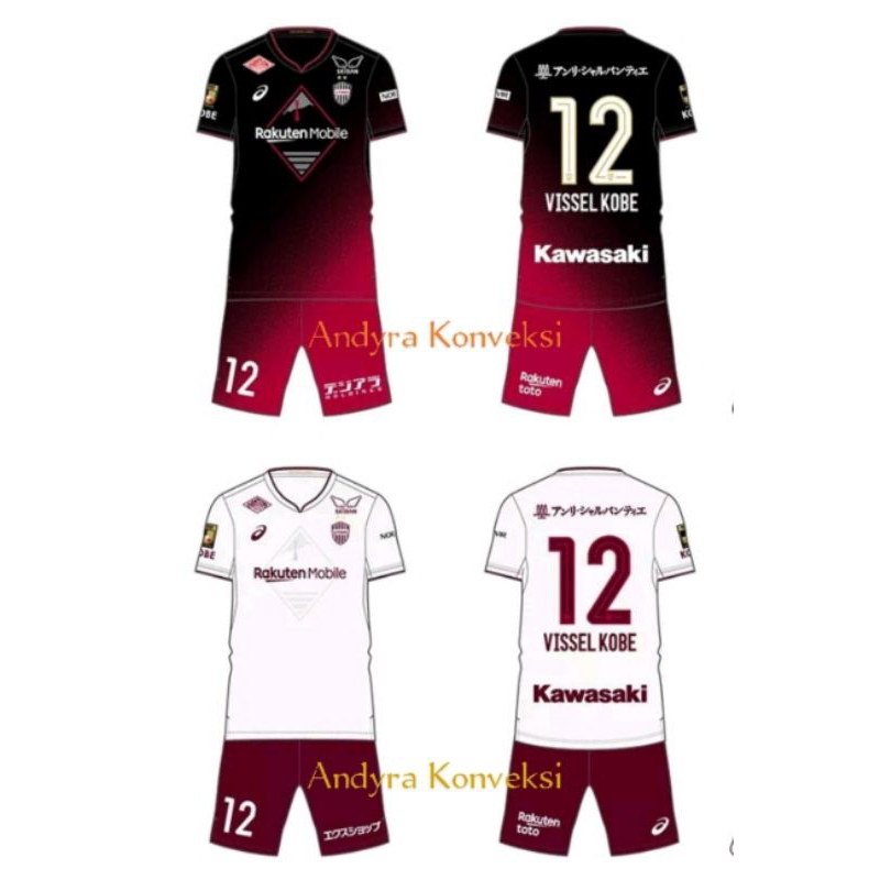 New Rilis Jersey Vissel Kobe Japan 2024-2025 - FULL PRINTING - FREE NAME SET BEBAS