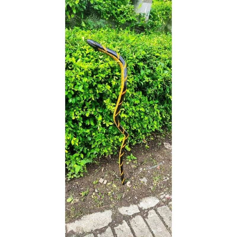 tongkat kayu / tongkat jalan / tongkat ukir / tongkat kaki 1 / tongkat