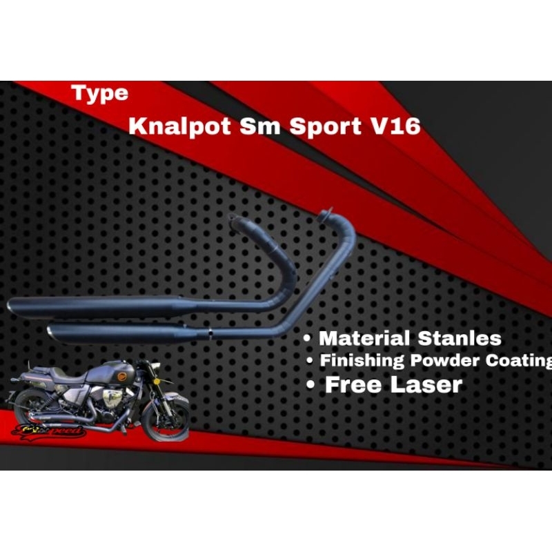 Knalpot Custom Sm Sport V16 Custom Sm Sport V16
