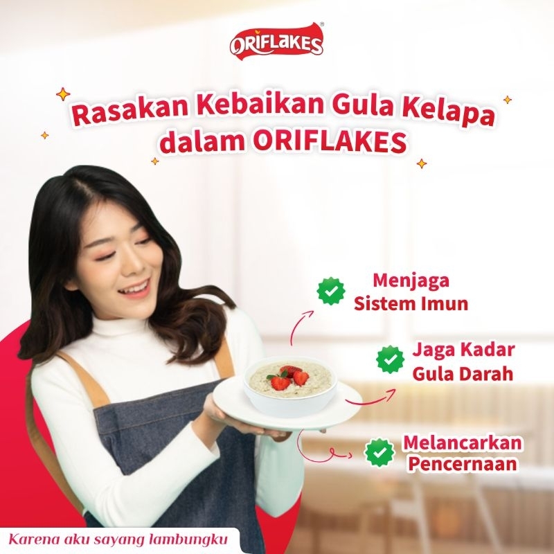 

Oriflakes Sereal Umbi Garut Asam Lambung Obat Maag Kronis Ampuh