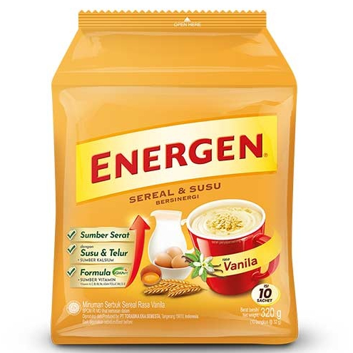 

ENERGEN VANILA BAG 10 S X 29 GR