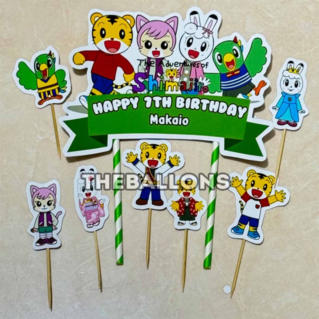 Topper Cake Cake Custom Shimajiro