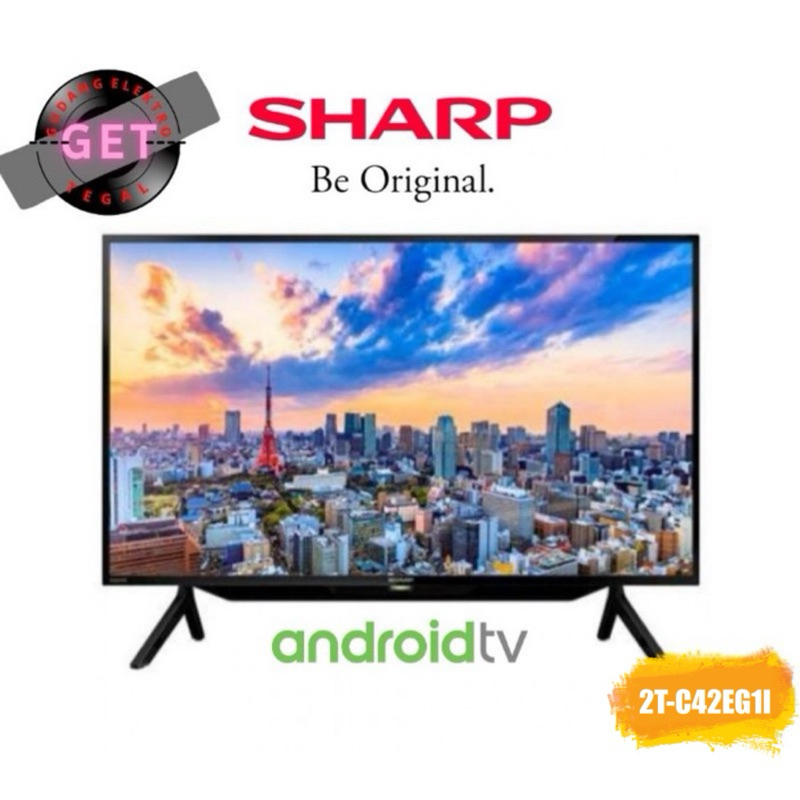 ANDROID TV SHARP 42 INCH/ LED TV [GOOGLE TV] ~2TC-42EG1I (KOTA TEGAL)