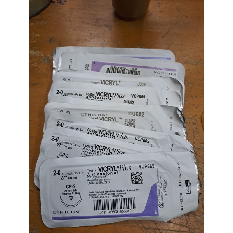Vicryl plus 2/0 per pcs