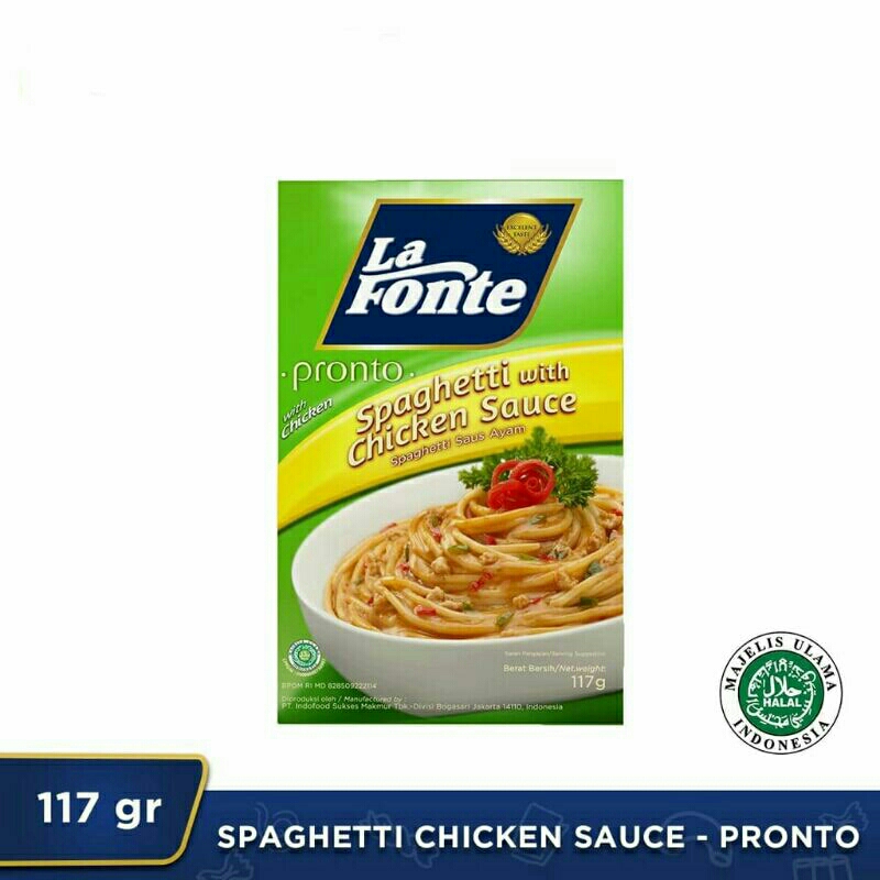 

La Fonte Spaghetti Saos Ayam 117gr