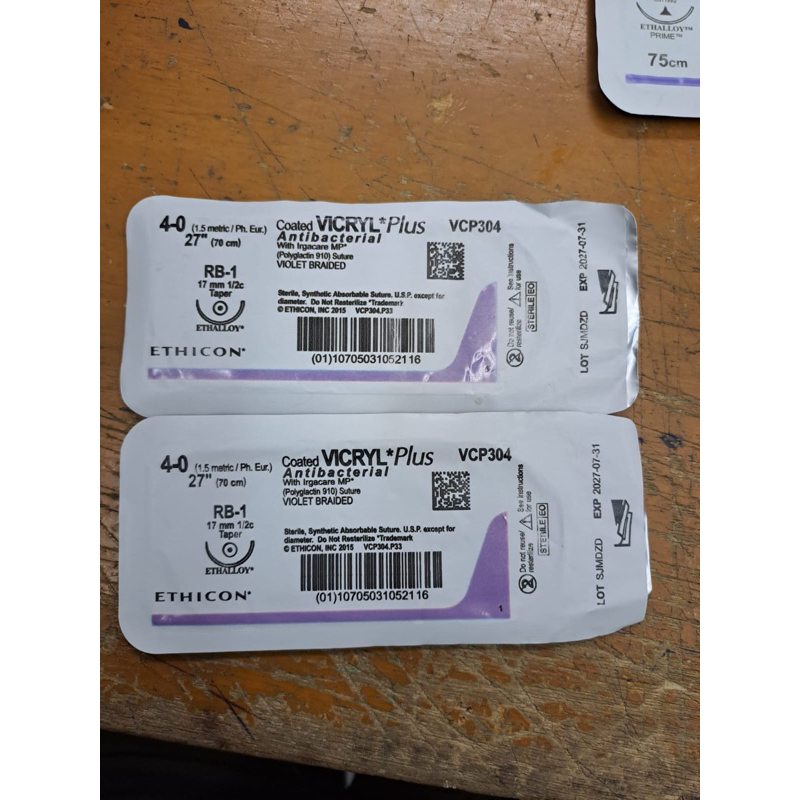 Vicryl plus 4/0 per pcs