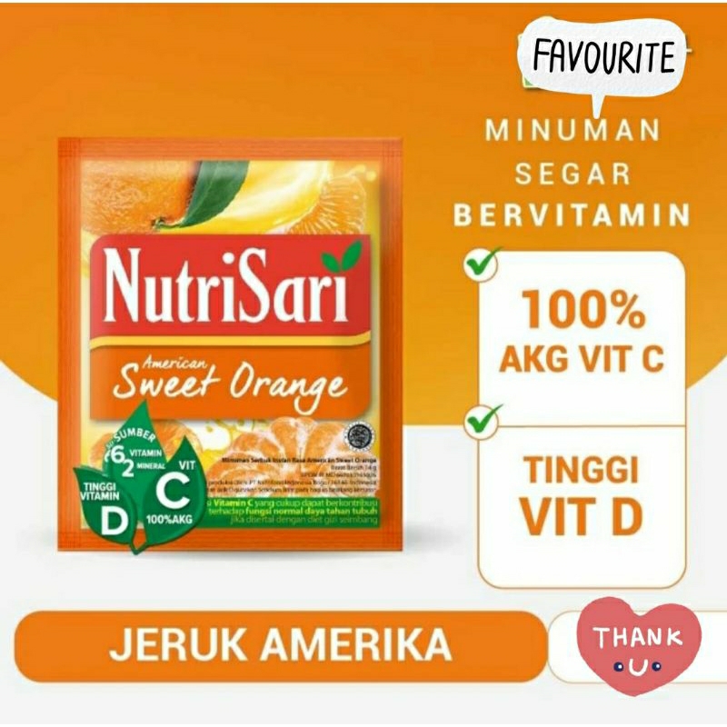 

Nutisari American sweet orange