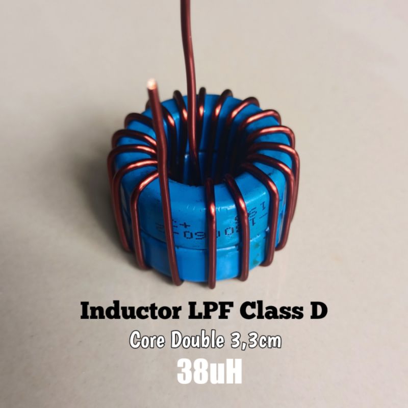 Inductor LPF Class D 38uH, Core 3,3cm dobel