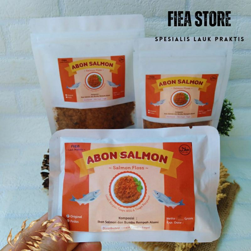 

ABON IKAN SALMON PREMIUM NON MSG & PENGAWET 15 Gram || Untuk MPASI bayi, Lauk Praktis Anak dan Orang Dewasa